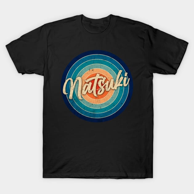 Personalized Name Natsuki Classic Styles Birthday Anime T-Shirt by Amir Dorsman Tribal